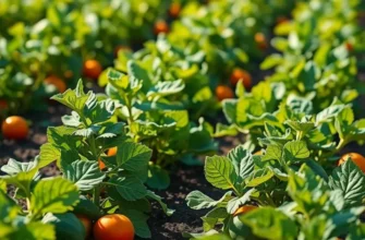 A sunny field full of fresh vegetables and fruits, symbolizing healthy eating and the joy of food.