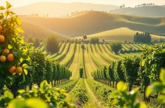 A sunlit field filled with vibrant vegetables and fruits that speaks to healthy food choices.