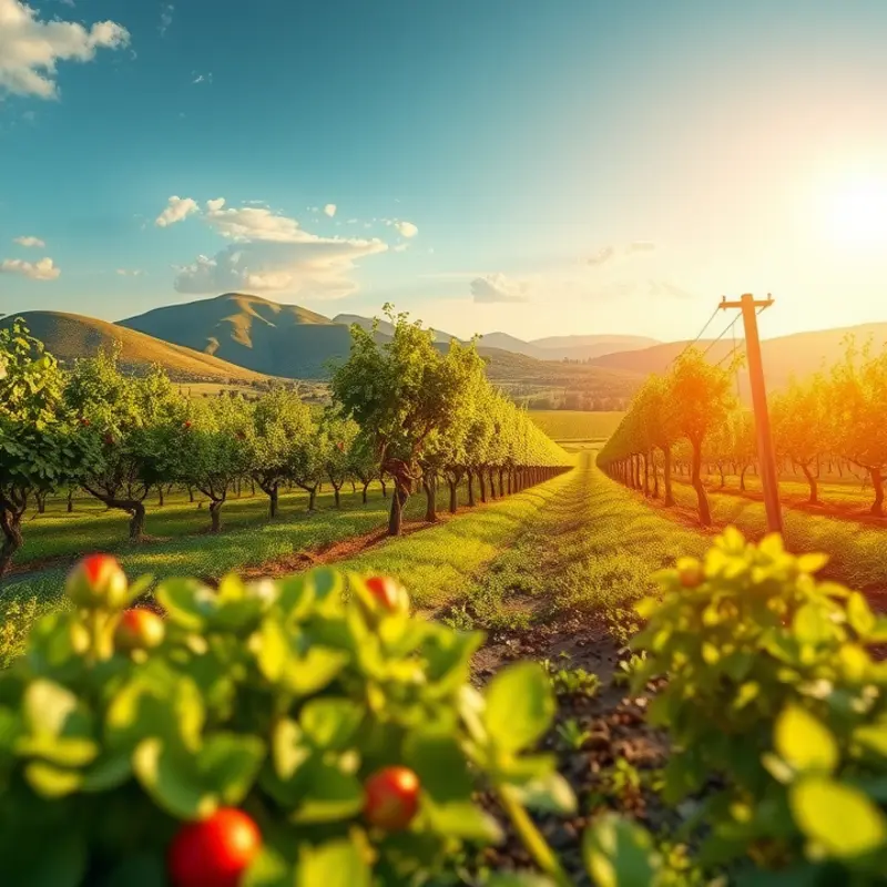 A picturesque landscape of nature’s bounty, celebrating the essence of European culinary traditions.