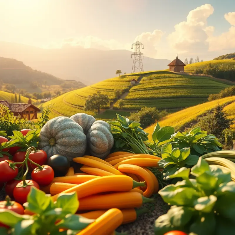 A stunning sunlit field representing the purity of fresh ingredients.