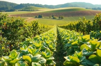 A vibrant sunlit orchard illustrating the connection between nature's nourishment and emotional health.