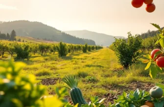 A beautiful, vibrant landscape representing healthy nutrition concepts.
