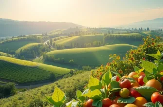 A scenic field showcasing the abundance of healthy nutrition.