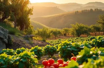 Natural scenery filled with colorful fruits and vegetables, promoting healthy nutrition.