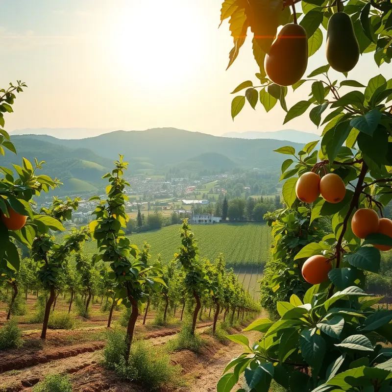 A picturesque landscape of nature’s bounty, celebrating the essence of European culinary traditions.