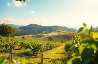 A tranquil landscape filled with fresh produce, embodying health and nourishment.