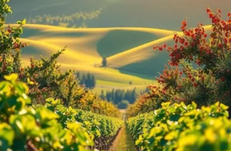 A serene landscape filled with a variety of nutritious plants and natural elements, symbolizing healthy eating.