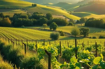 Scenic view depicting the connection between nature and healthy nutrition.