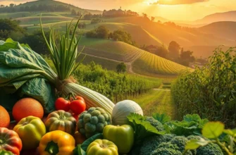 A serene landscape depicting the natural beauty of healthy nutrition.