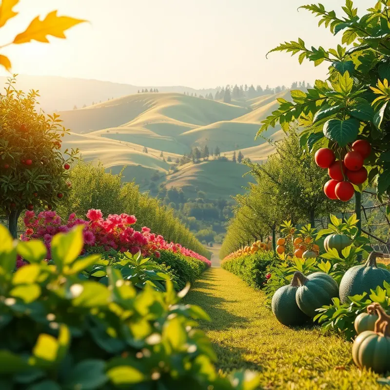 A sunlit field representing the agricultural bounty that influences Ukrainian cuisine.