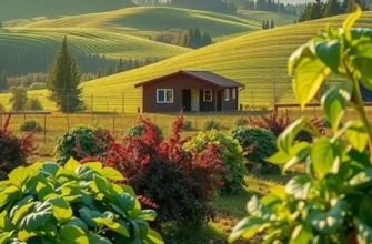 Photorealistic view of a bountiful natural landscape rich in organic vegetables and fruits.