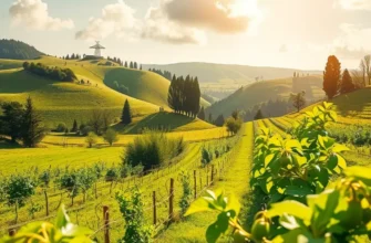 A beautiful sunlit field filled with organic vegetables and fruits, emphasizing natural beauty.