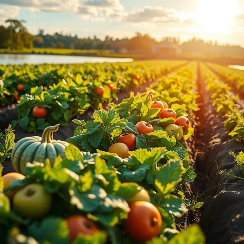 A sunlit field representing the abundance of whole-food ingredients.