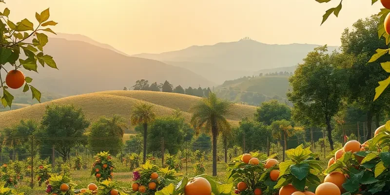 A vibrant Andean landscape showcasing the richness of nature and organic ingredients.