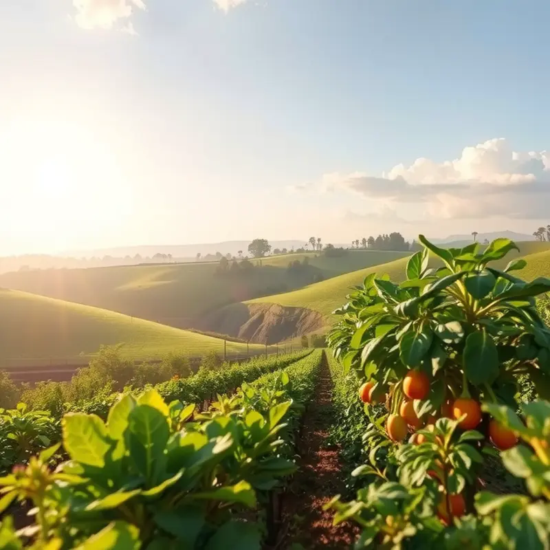 Lush organic produce reflecting the importance of safe food storage.