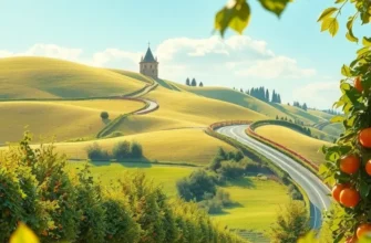 Abundant sunlit landscape filled with organic vegetables and fruits, symbolizing eco-friendly food choices.