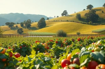 A beautiful orchard filled with fresh produce, epitomizing healthy and careful food storage practices.