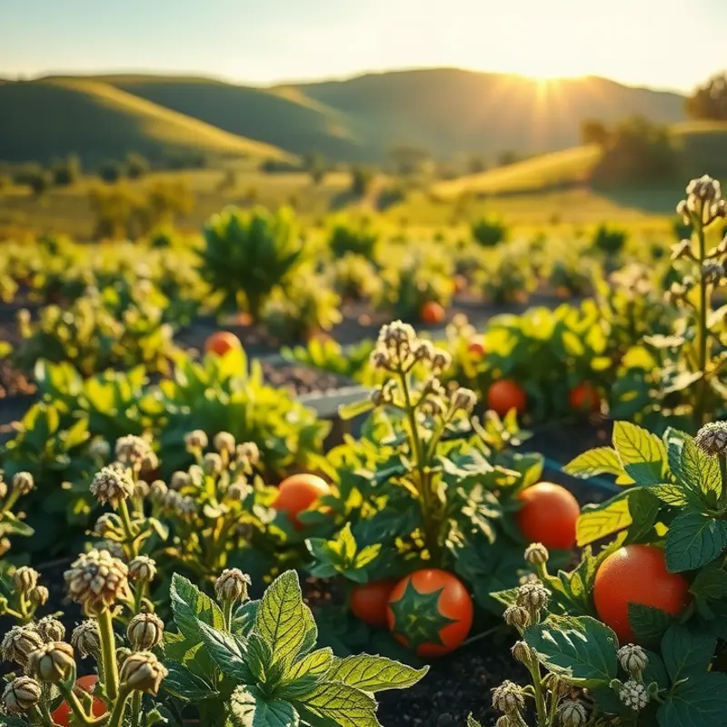 A scenic field representing freshness in food sourcing.