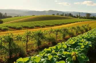 A radiant field representing the abundance and health focus of gluten-free produce.