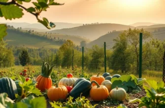 Lush, sunlit organic produce field symbolizing health and nutrition.
