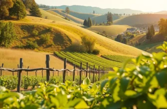 A vibrant natural landscape rich with fruits and vegetables representing healthful living.
