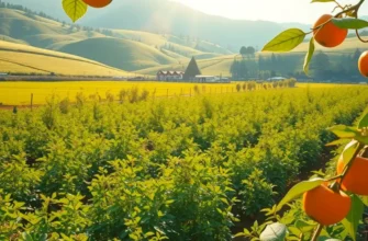 A picturesque field full of colorful organic vegetables, representing health and nutritious eating.
