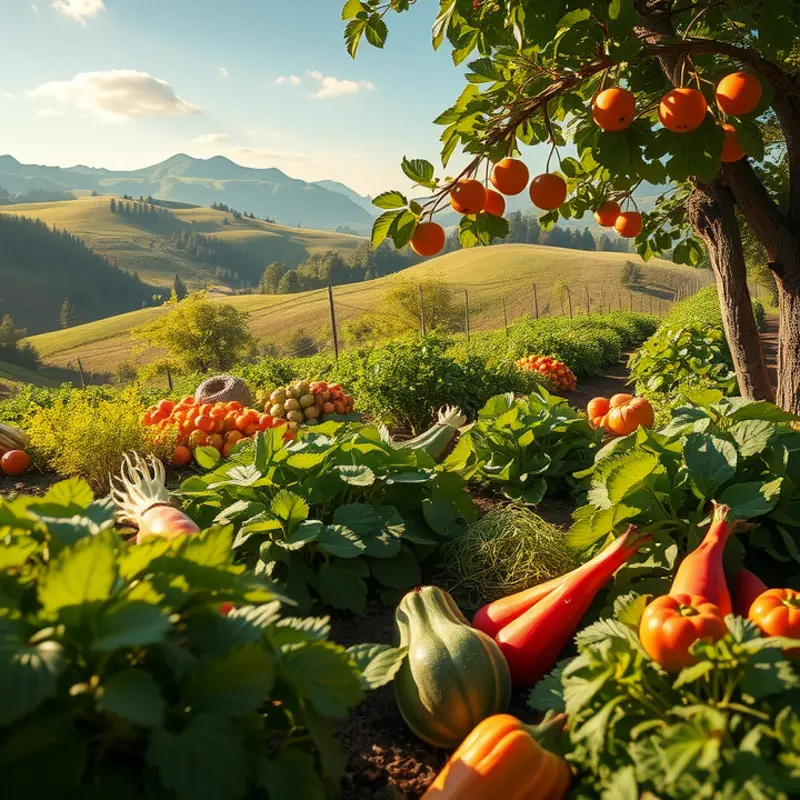 A serene landscape illustrating the abundance of nature that supports sustainable seafood practices.