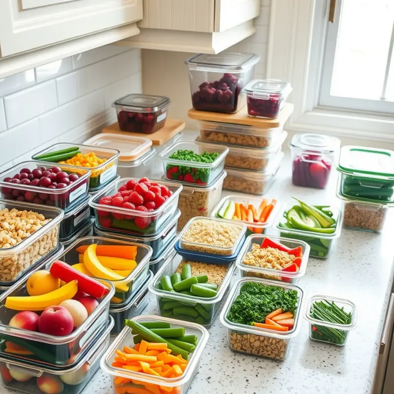 A vibrant display of food items emphasizing the importance of understanding nutrition labels.