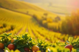 A serene landscape showcasing a thriving field of fresh produce, highlighting the connection between nature and nutrition.