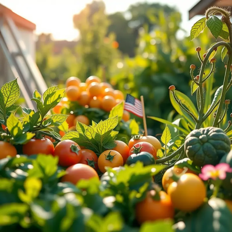 A vibrant garden showcasing how to thrive in humidity.
