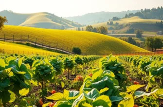 A scenic view of a lush field filled with healthy vegetables and fruits, representing the essence of meal prep.