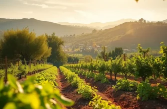A serene landscape of vibrant organic produce in full bloom, capturing a sense of natural health.
