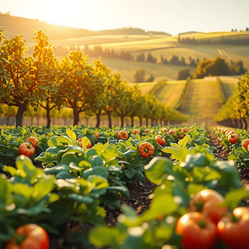 An idyllic scene illustrating the organic elements critical to understanding moisture in baking.
