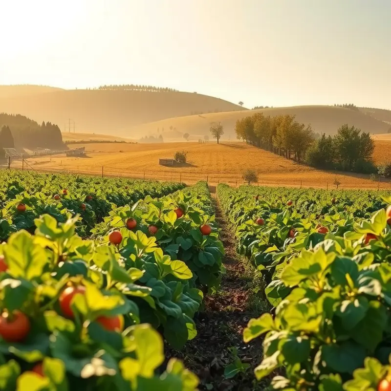 A sunlit field symbolizes the freshness of cooking with grains.