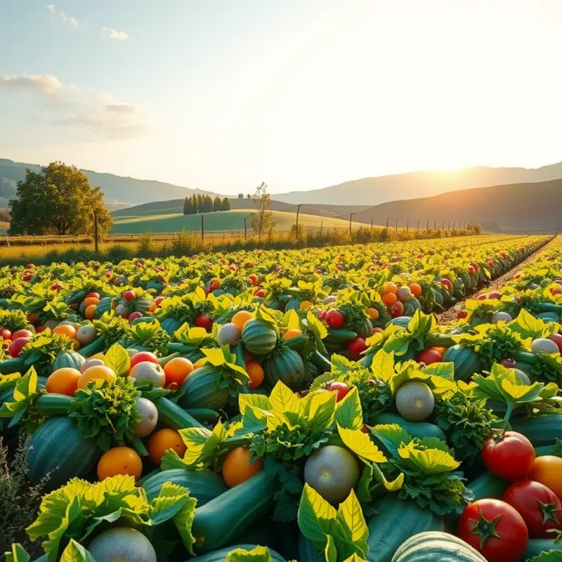 A vibrant field representing the natural abundance of nutrient-rich foods.