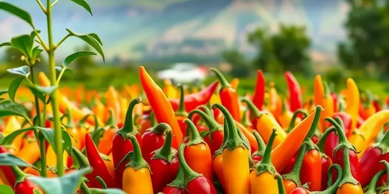 A lush green field abundant with organic produce under soft lighting, representing natural healthy eating.