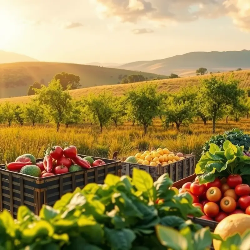 A serene landscape illustrating the abundance of nature that supports sustainable seafood practices.
