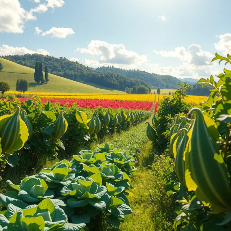 A vibrant array of organic vegetables ideal for crafting rich vegetable broths.