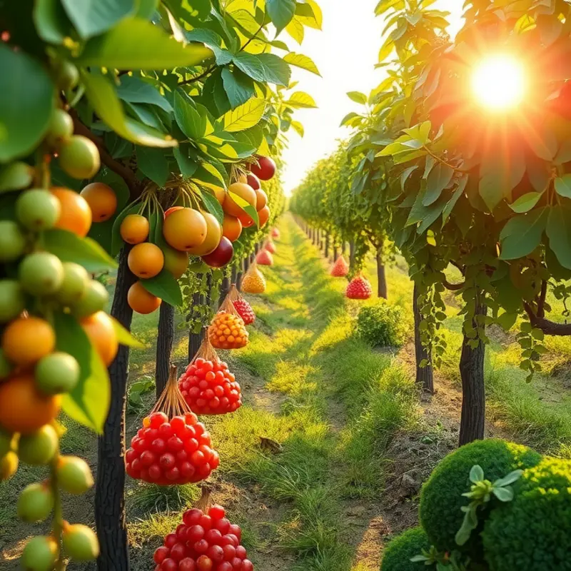 A vibrant garden filled with fresh produce symbolizes the essence of a healthy diet.