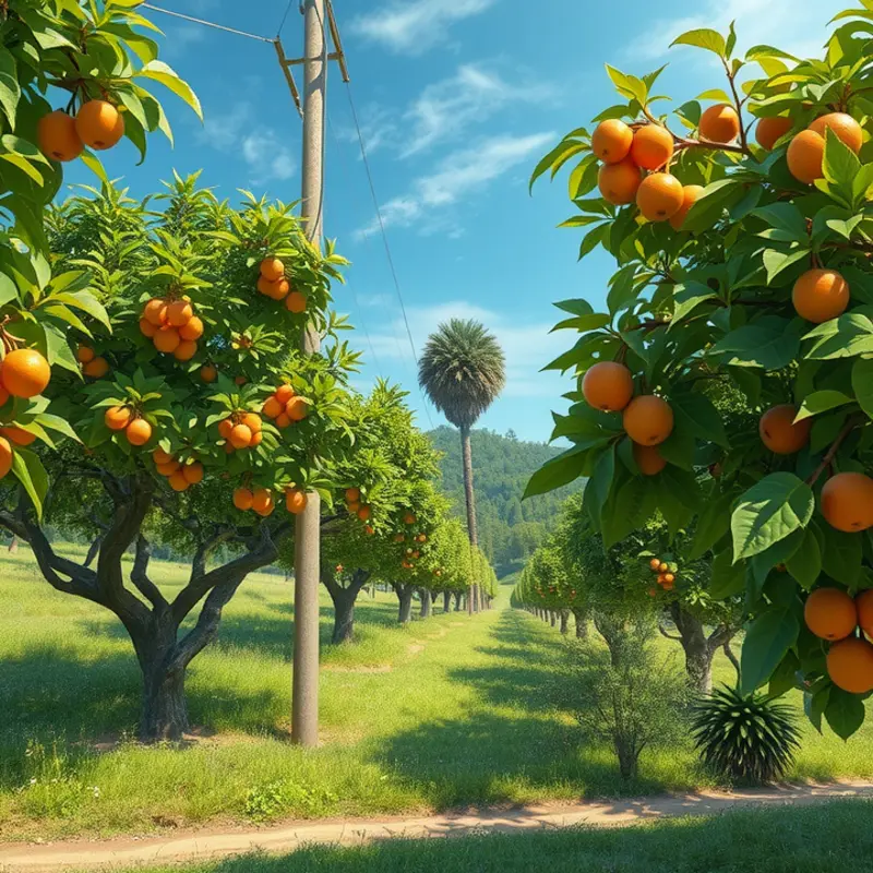 Lush landscape representing the natural ingredients used in traditional African beverages.