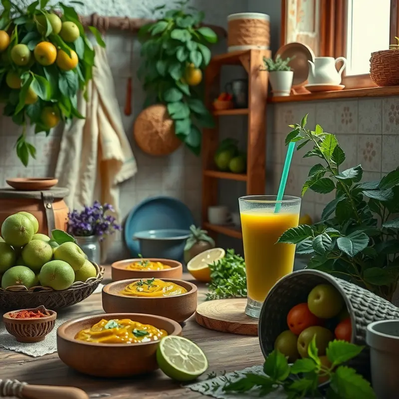 Lush amla fruits amidst greenery, celebrating their vibrant nutritional essence.