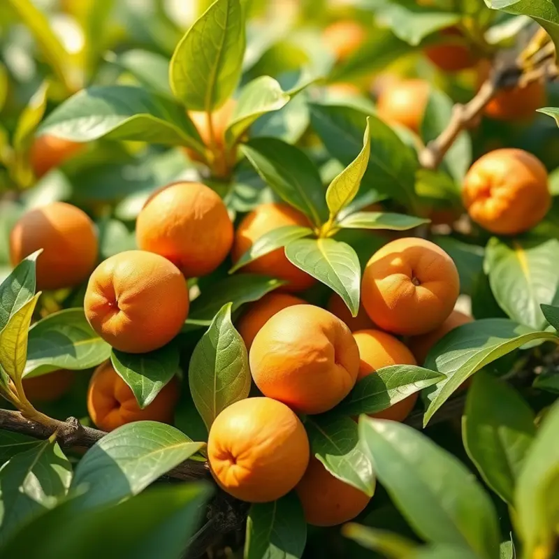 Lush amla fruits amidst greenery, celebrating their vibrant nutritional essence.