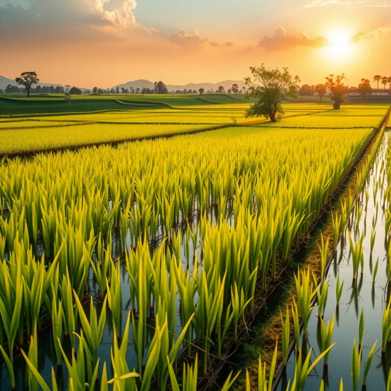 A picturesque Italian countryside rich with organic produce, essential for traditional pasta dishes.