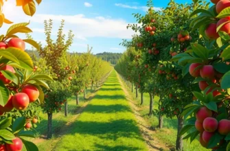 A beautiful sunlit field filled with colorful fruits and vegetables, highlighting natural ingredients for healthy baking.