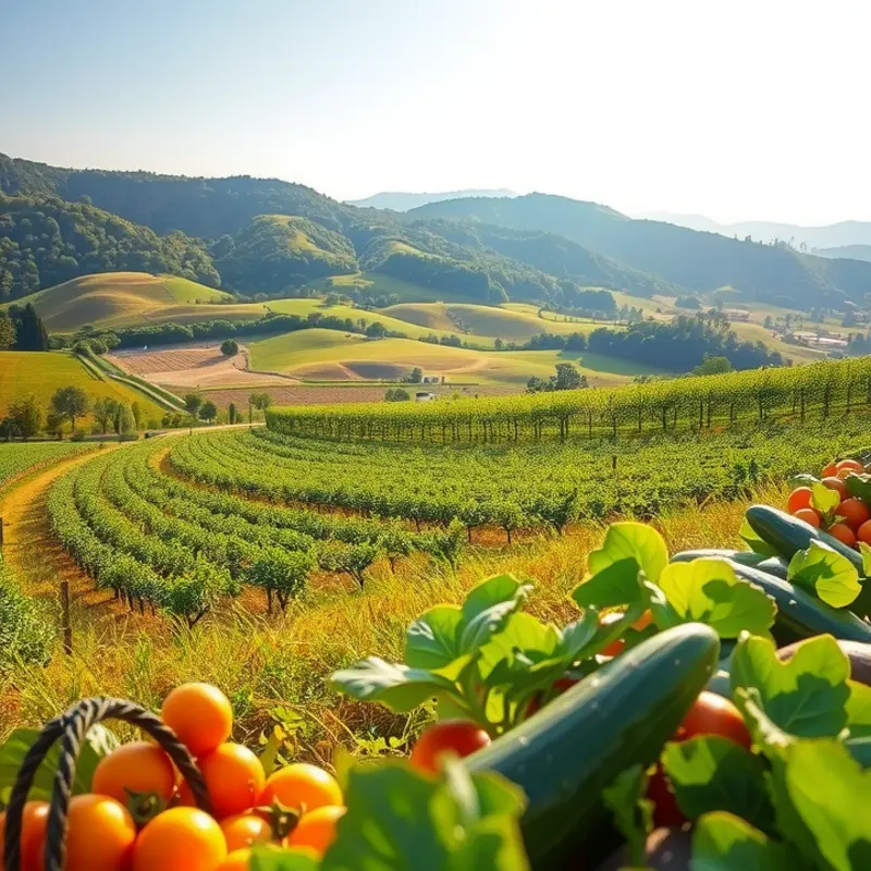 A lush garden reflecting the vitality of nature’s superfoods.