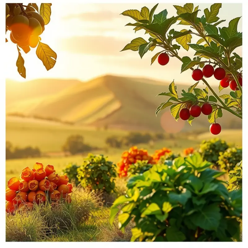A vibrant field of produce emphasizing the importance of quality ingredients in cooking.