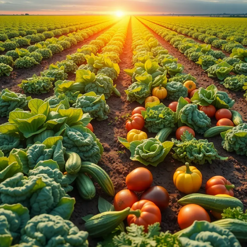 A lush orchard filled with vibrant fruits, emphasizing natural abundance.
