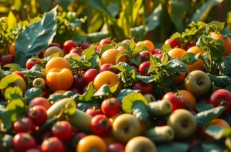 A panoramic view of a sunlit field filled with colorful fruits and vegetables, highlighting health.