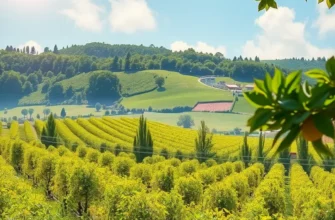 A vibrant landscape filled with healthy and organic tropical produce.