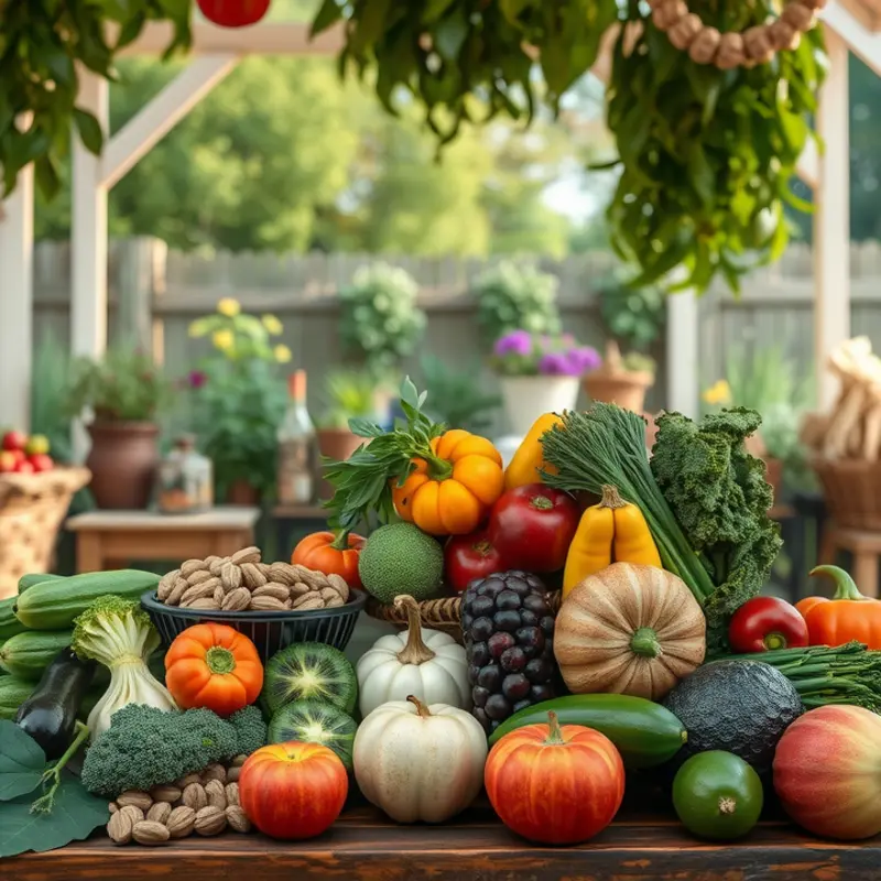 A vibrant orchard showcasing nature’s bounty, representing sustainable ingredients.